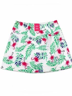 Weekend Routine Smoothes & Shapes White Skort XL NWT Built In Shorts